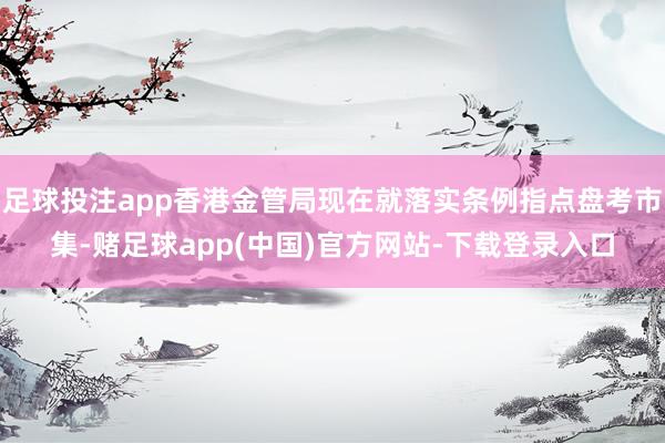 足球投注app香港金管局现在就落实条例指点盘考市集-赌足球app(中国)官方网站-下载登录入口